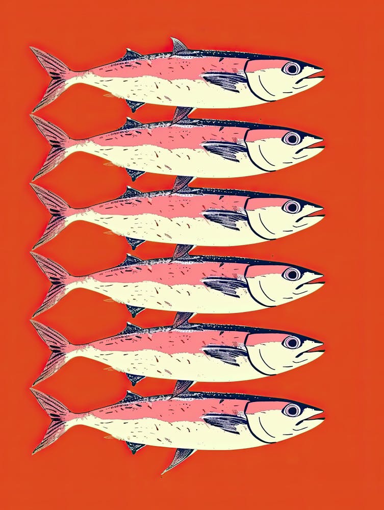 Poisson à Mouvement Hypnotisant Affiche