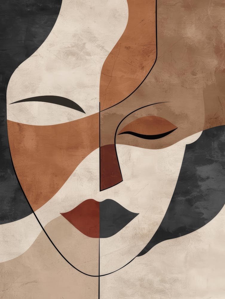 Abstract Woman Canvas Print 2