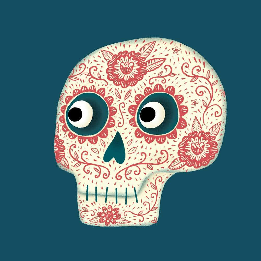 Day Of The Dead Zuckerschädel