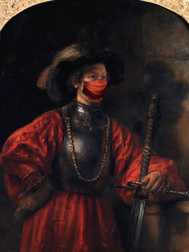 Portrait Of A Man In Military Costume 1650