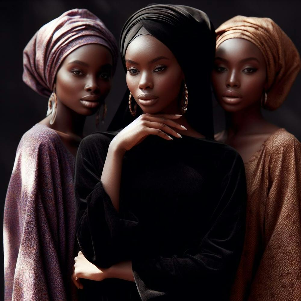 Drei Melanin Prinzessinnen