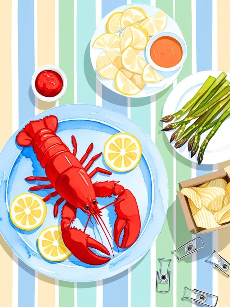 Lobster On A Plate 10