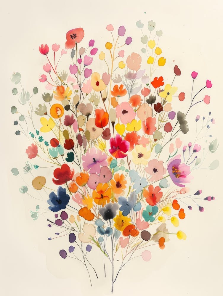 Watercolor Flowers 12
