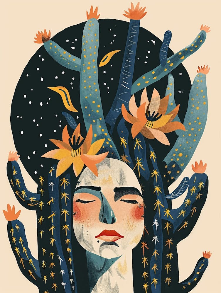 Queen Of The Night Cactus Minimalist 2