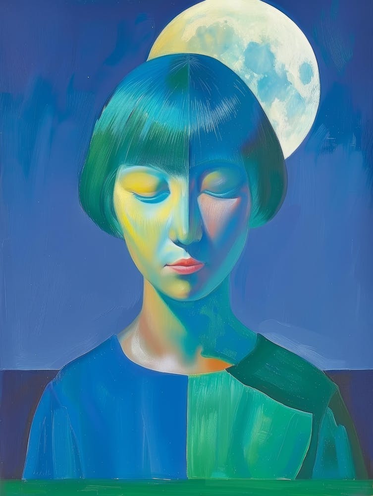 Girl With Blue Hair 14