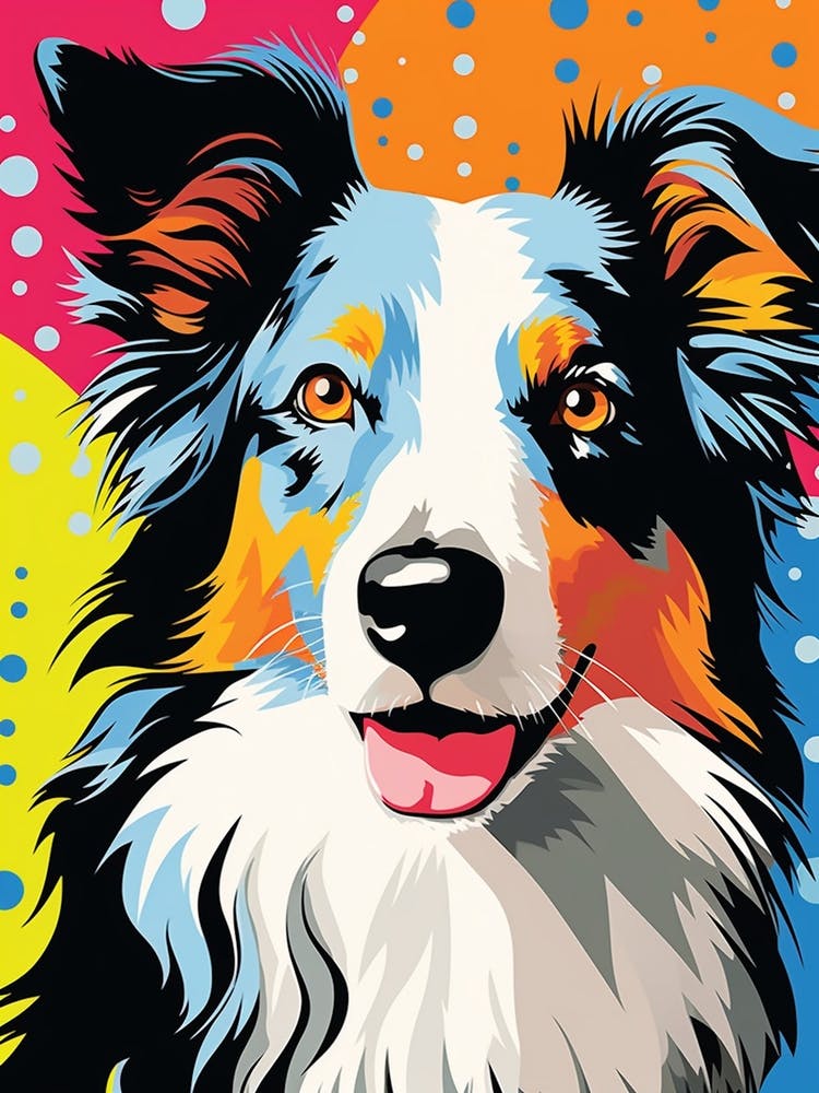 Pop Art Australian Shepherd 3