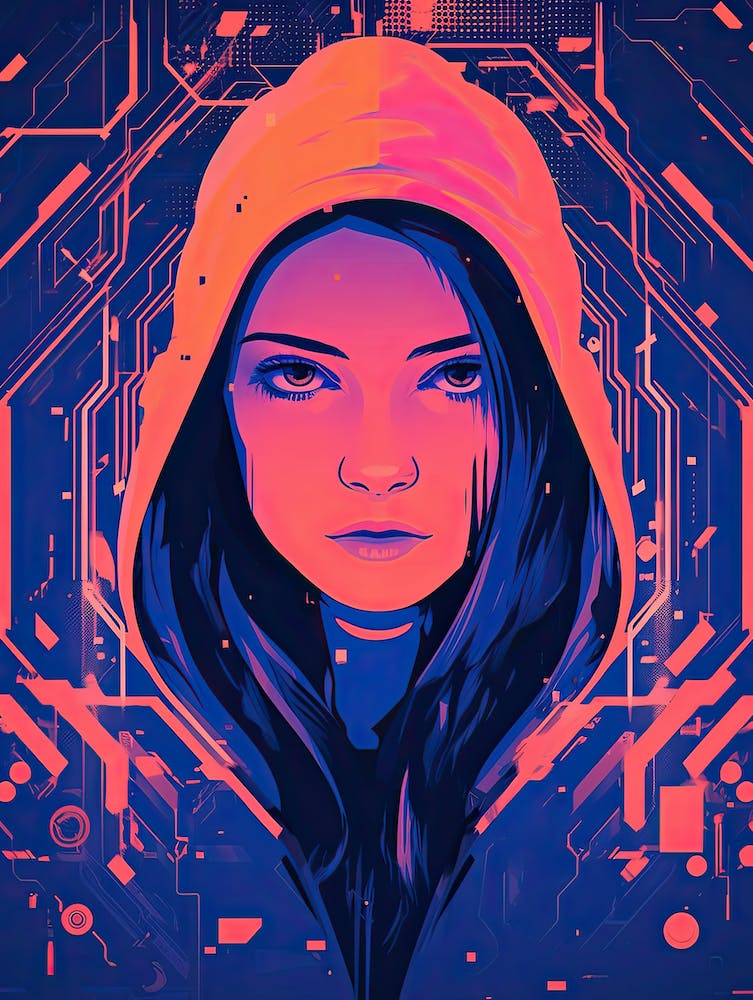 Fille au Sweat à Capuche, Cyberpunk seria
