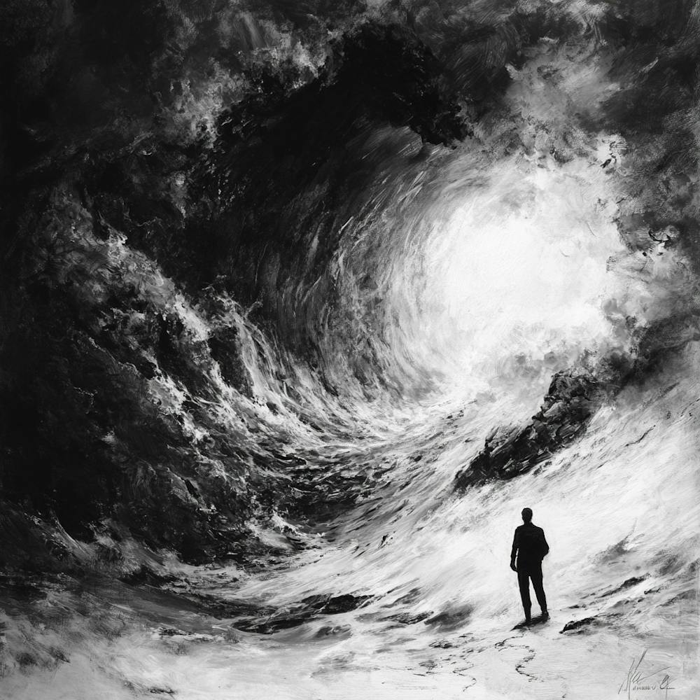 Man In A Storm