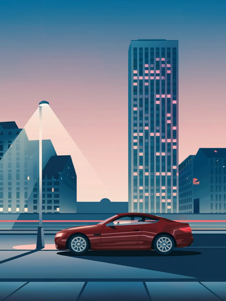 Car In The City