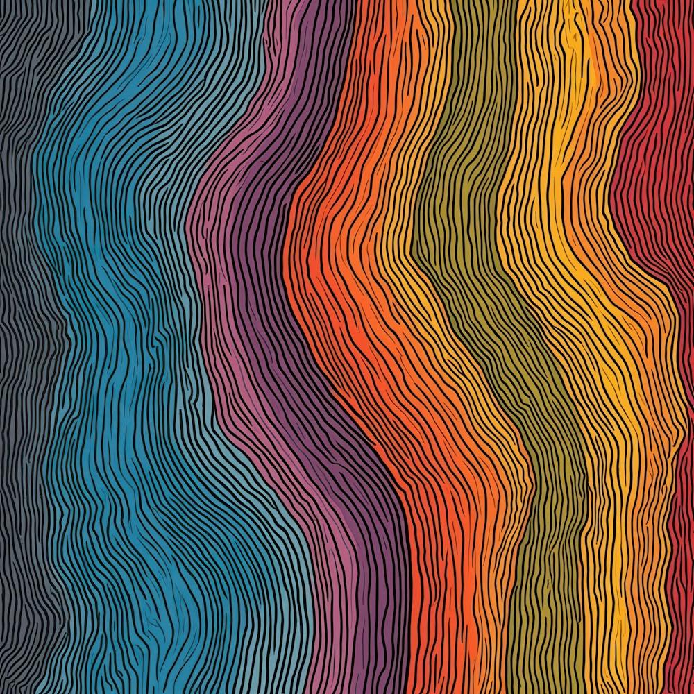 Colorful Wavy Pattern