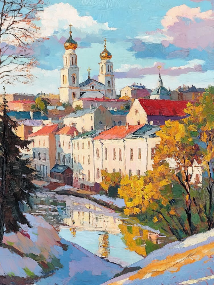 City In Winter