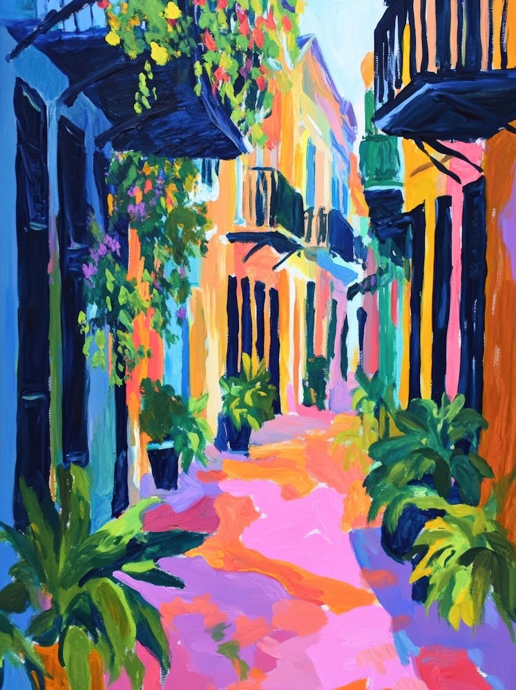 Alleyway In New Orleans