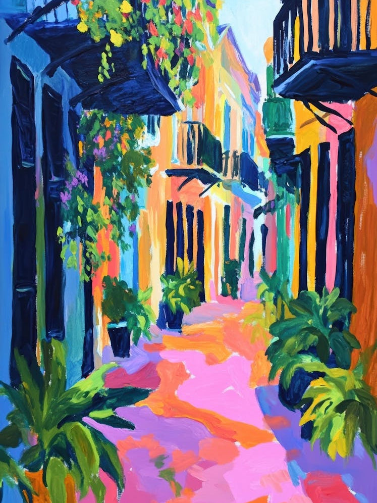 Alleyway In New Orleans