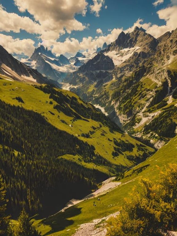 Vanoise National Park 2 France Vintage Poster