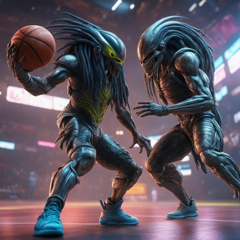 Aliens And Basketball