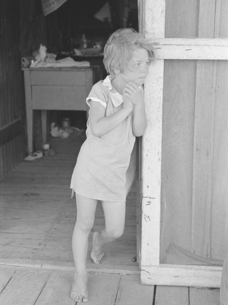 Daughter Of Sharecropper, Southeast Missouri Farms By Russell Lee