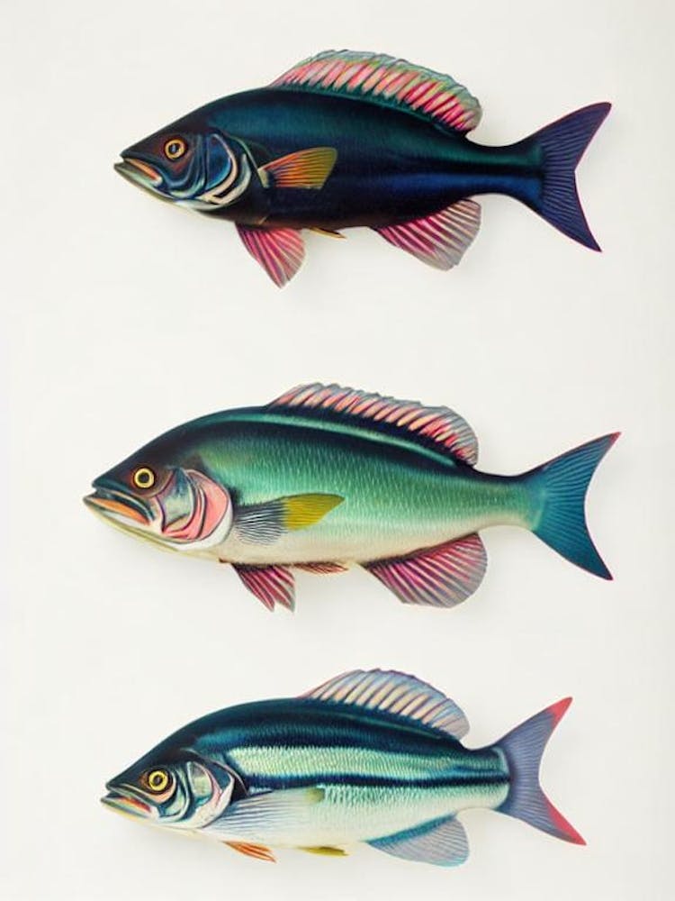 Tilefish Vintage Poster