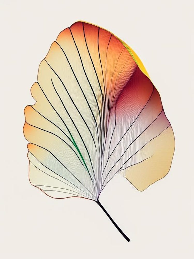 Ginkgo Leaf Abstract 6