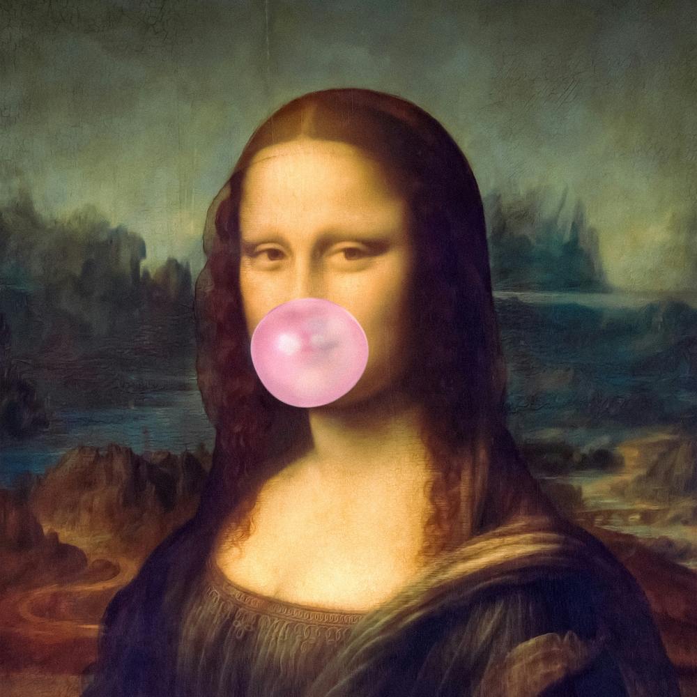 Sassy Mona Lisa Square