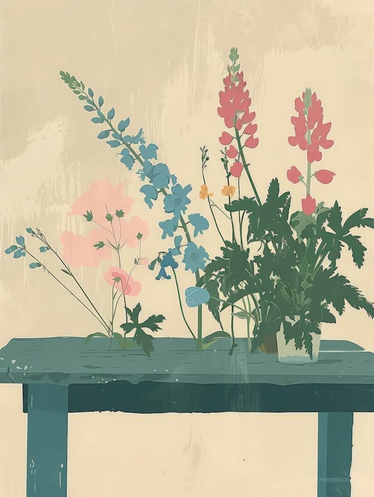 Flowers On A Table