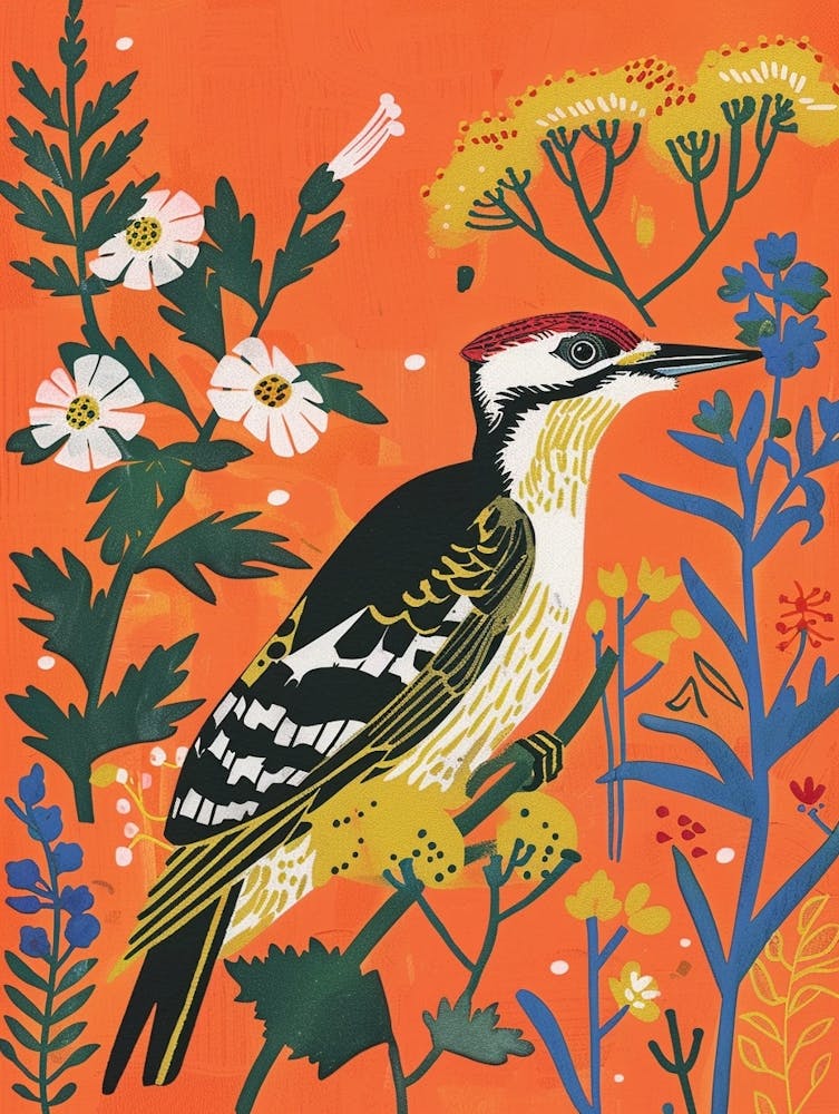 Spring Birds Woodpecker 2