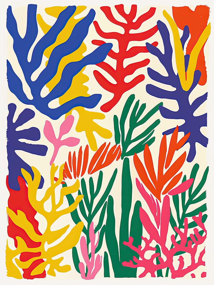 Dancing Bloom Matisse Style