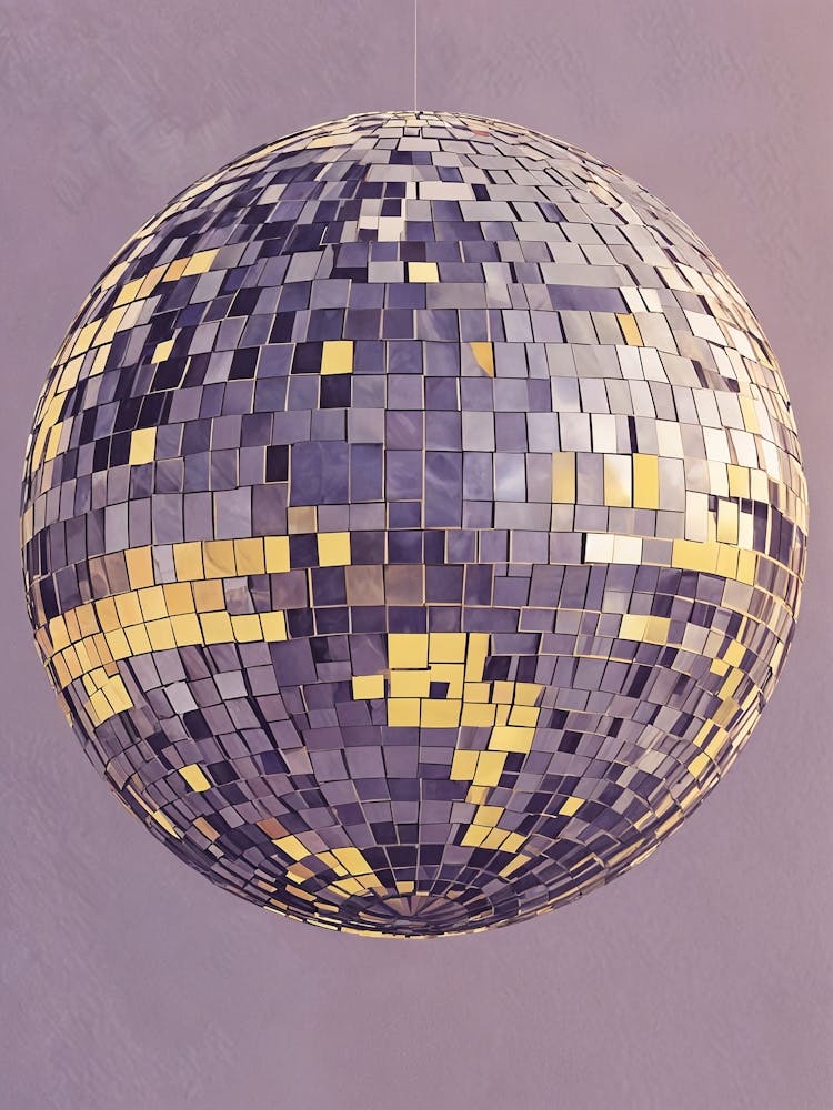 Lilac Disco Ball