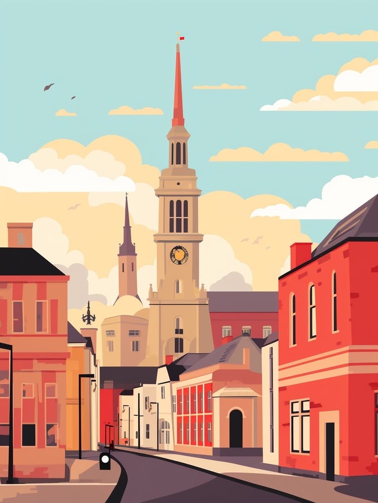 Denmark 1 Travel Illustration