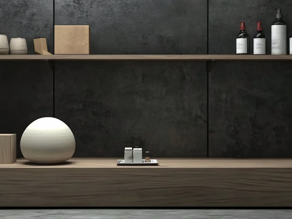 Shelf With A Vase