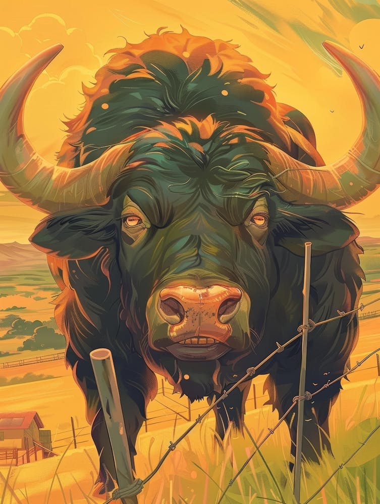 Oxen Illustration