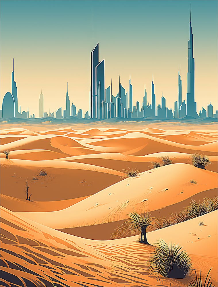 Dubai Stadtlandschaft
