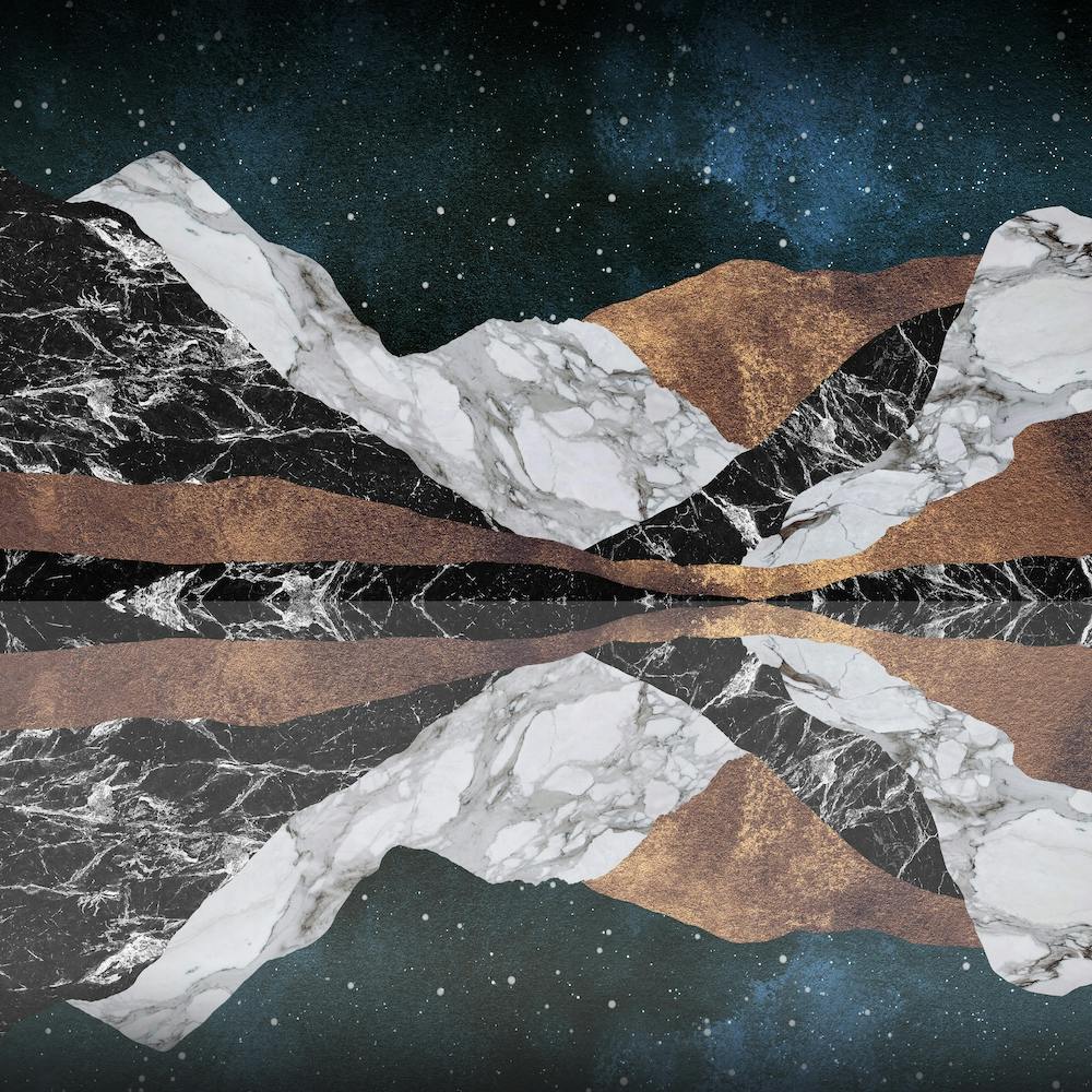 Landscape Mountains Square