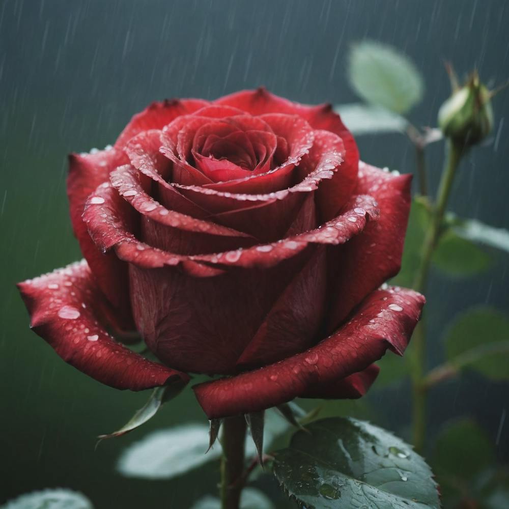 Rose In The Rain