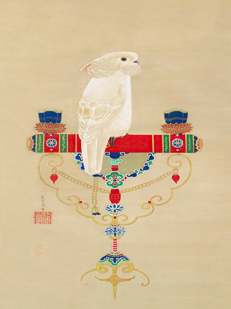 Cacatoès Blanc (1755), Itō Jakuchū
