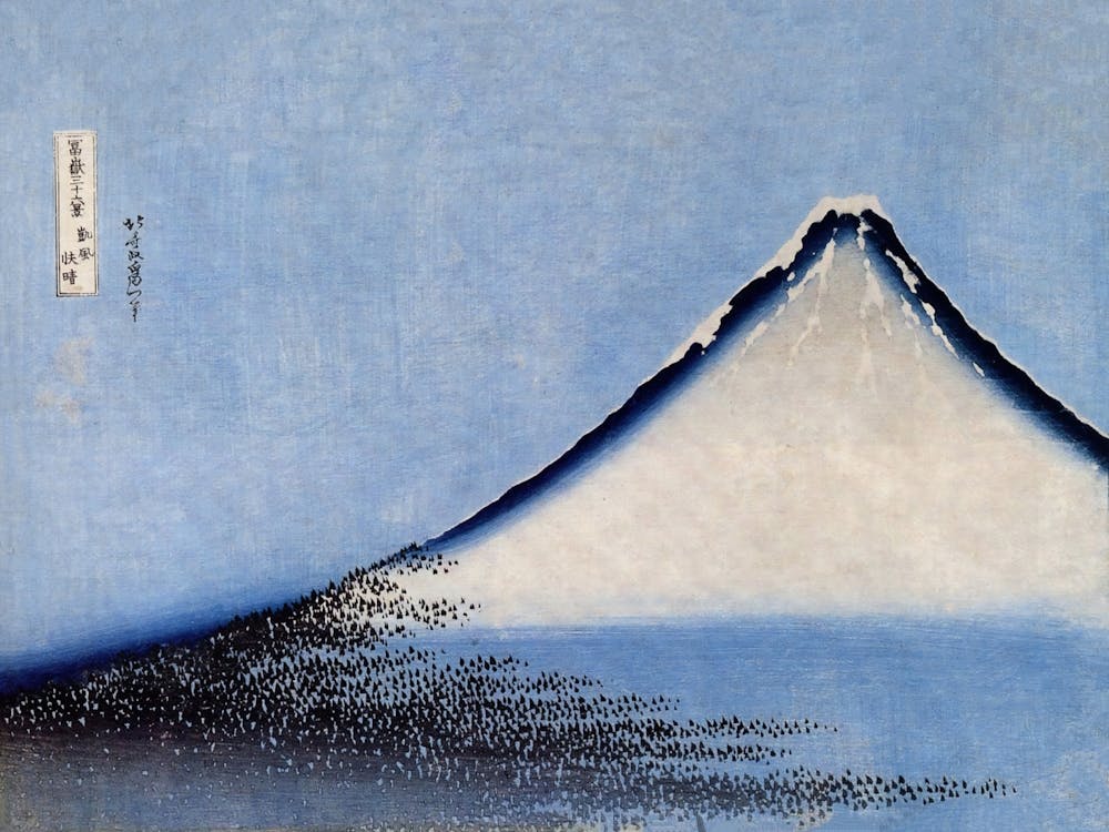 Mount Fuji, Vintage Japanese Art