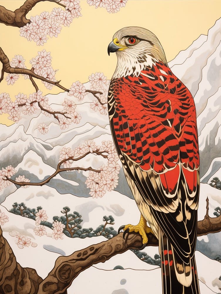 Bird Illustration Falcon 1