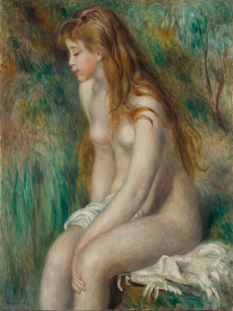 Young Girl Bathing, Auguste Renoir