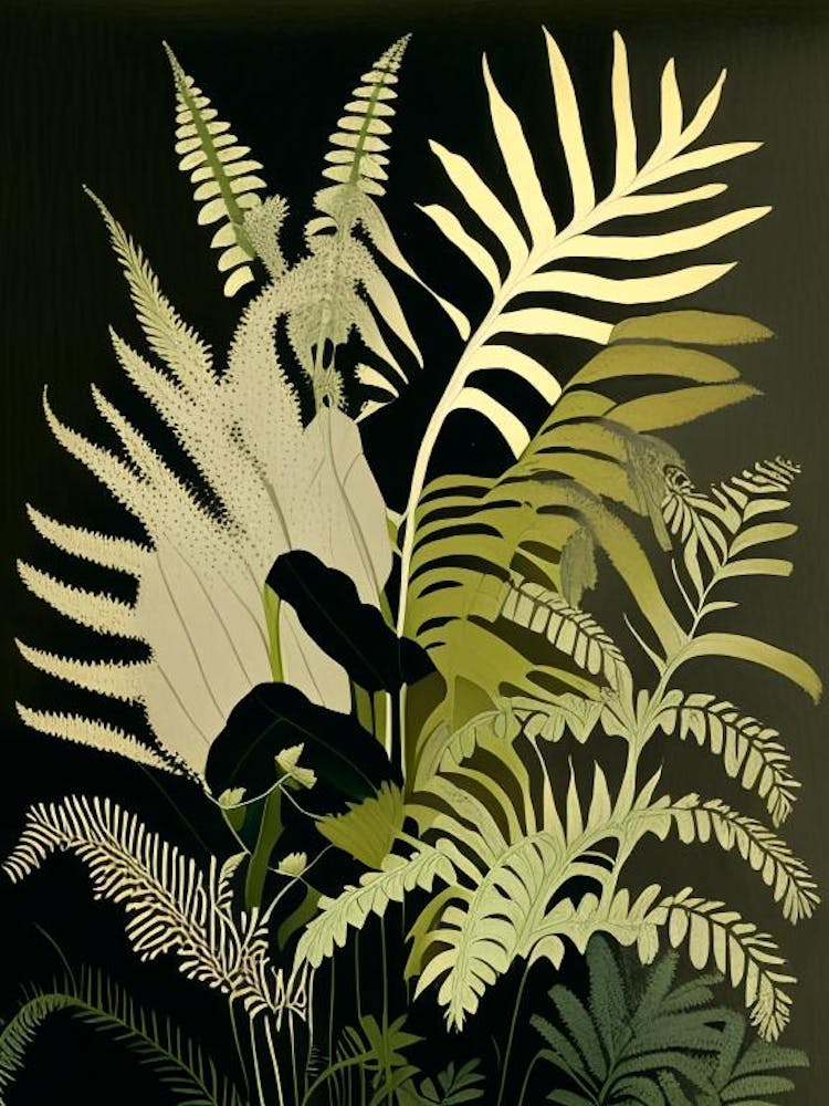 Ebony Spleenwort Rousseau Inspired