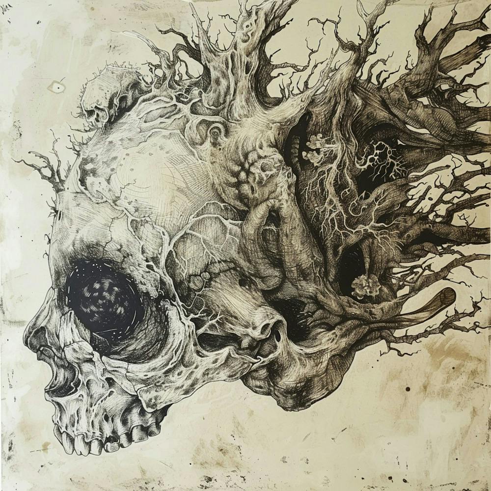 Skull Of A Tree
