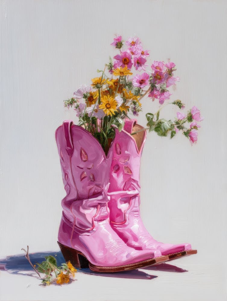 Pink Cowboy Boots 4