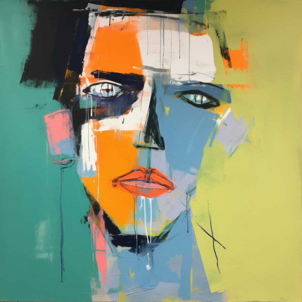 Human Faces Abstract Collection Hfc 31