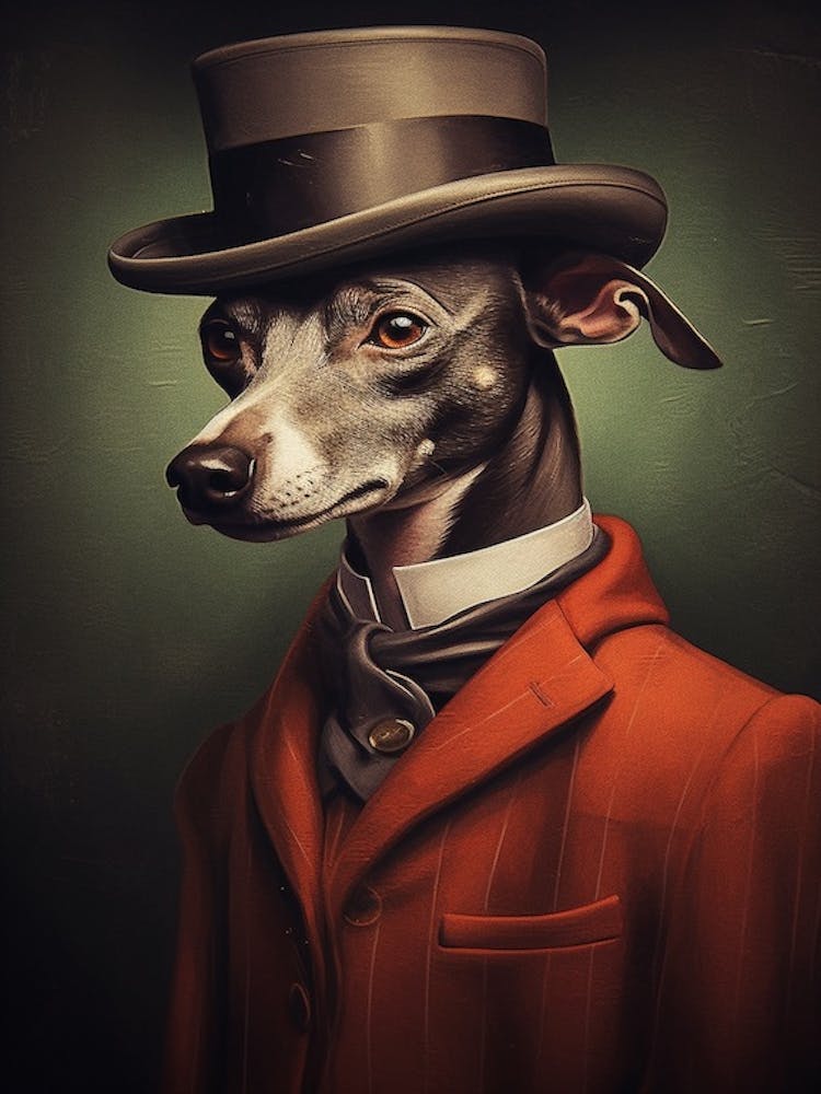 Gangster Dog Italian Greyhound 2