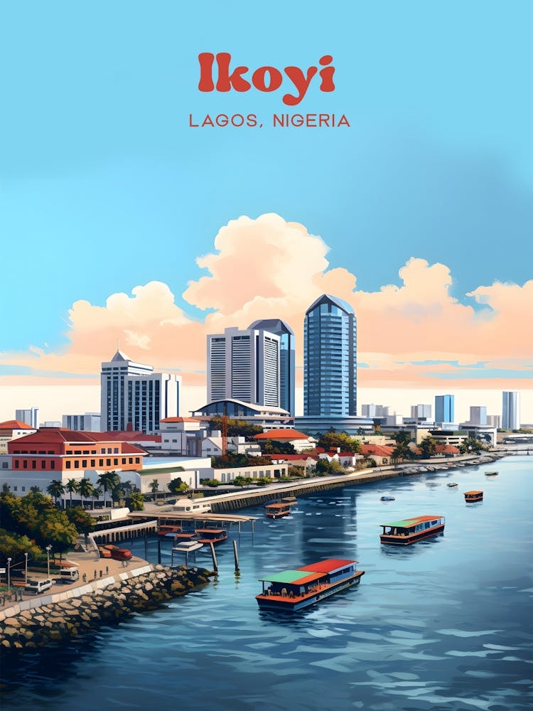 Ikoyi Lagos Nigeria Island Travel Art