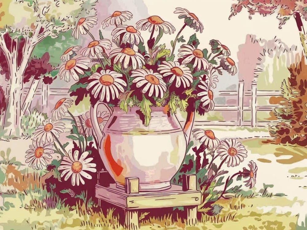 Daisies In A Vase 5