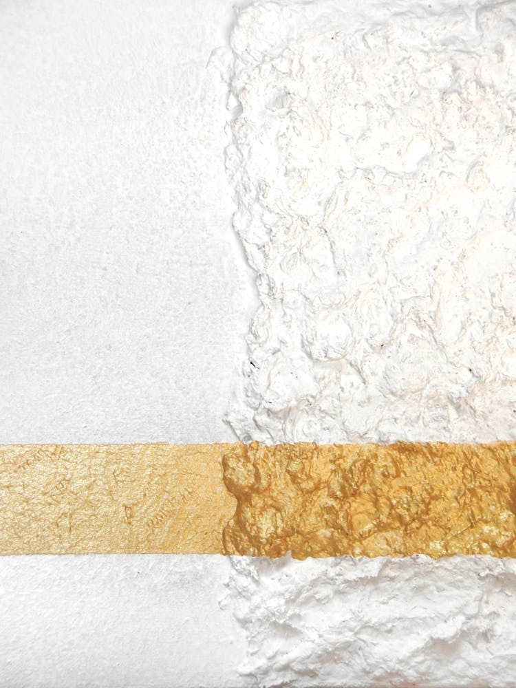 Gold And White abstract