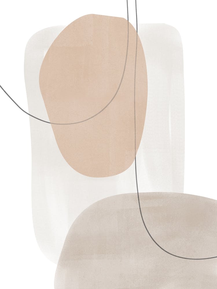 Beige Abstract Painting