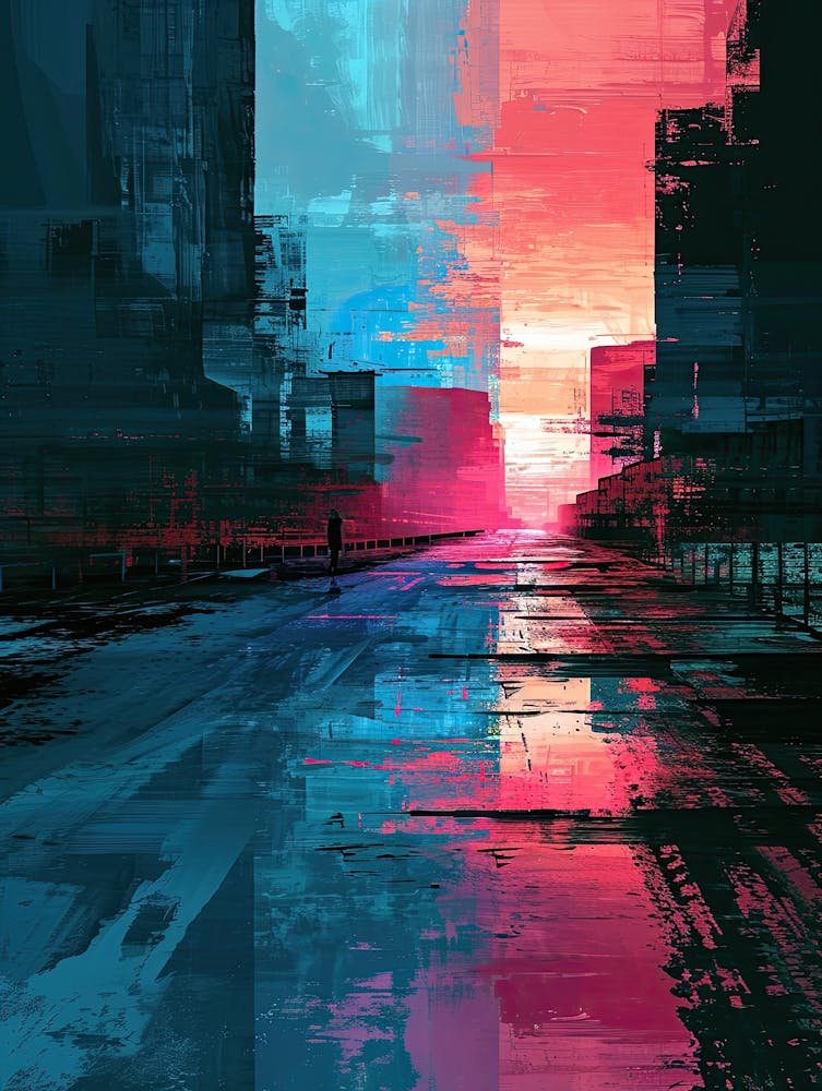 Cityscape At Sunset | Pixel Art Series