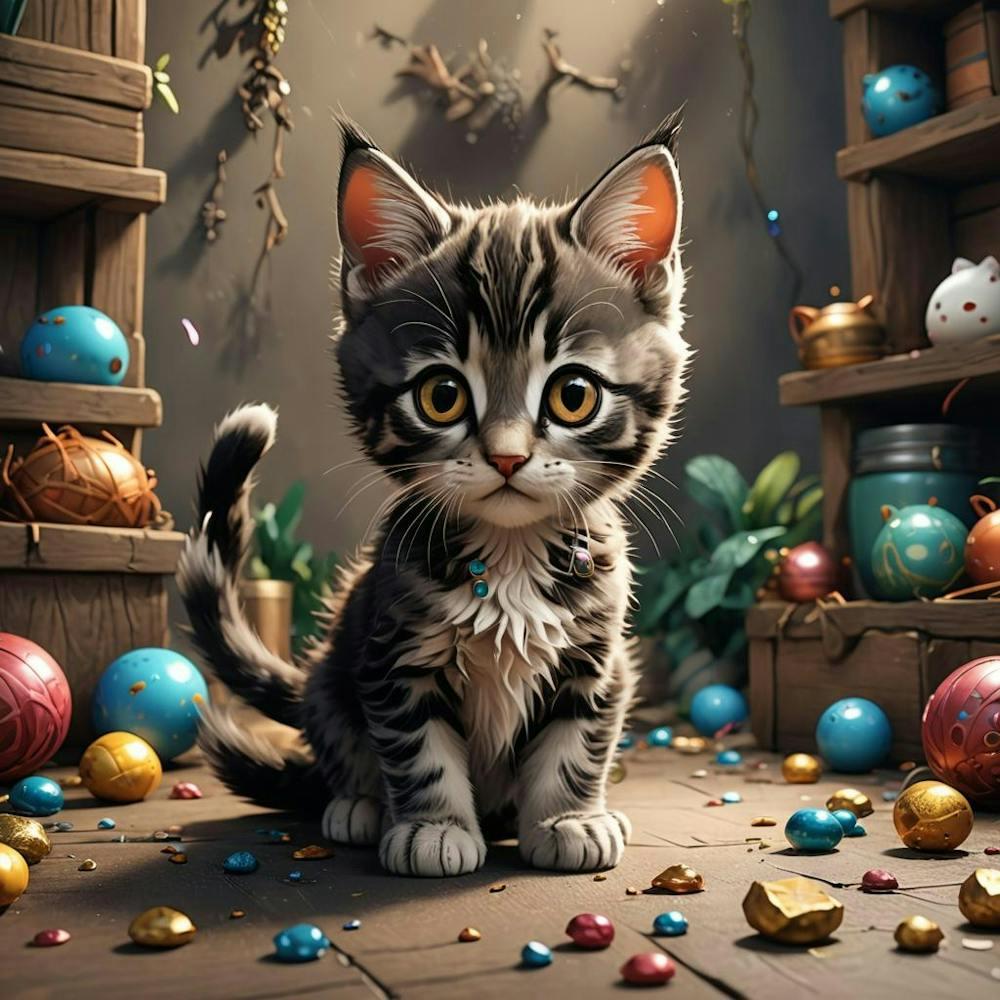 Cute kitten
