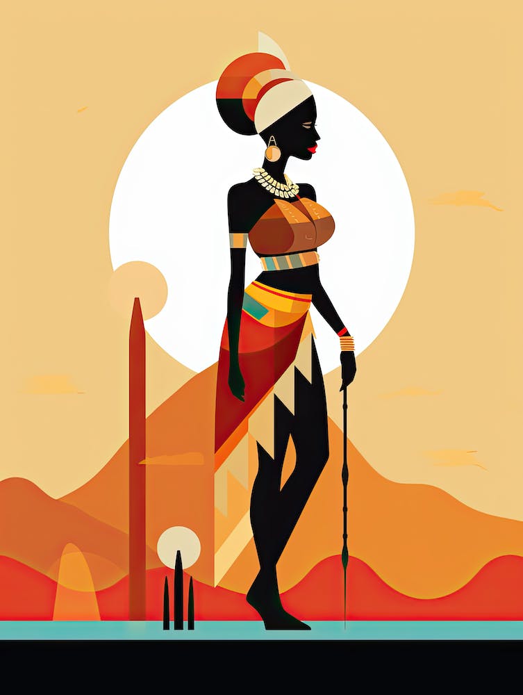 African Tribal Minimalism