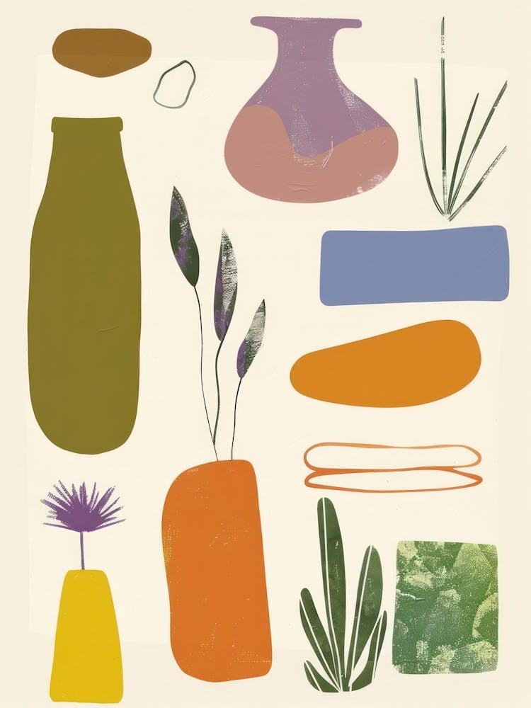Cute Objects Abstract Collection 8